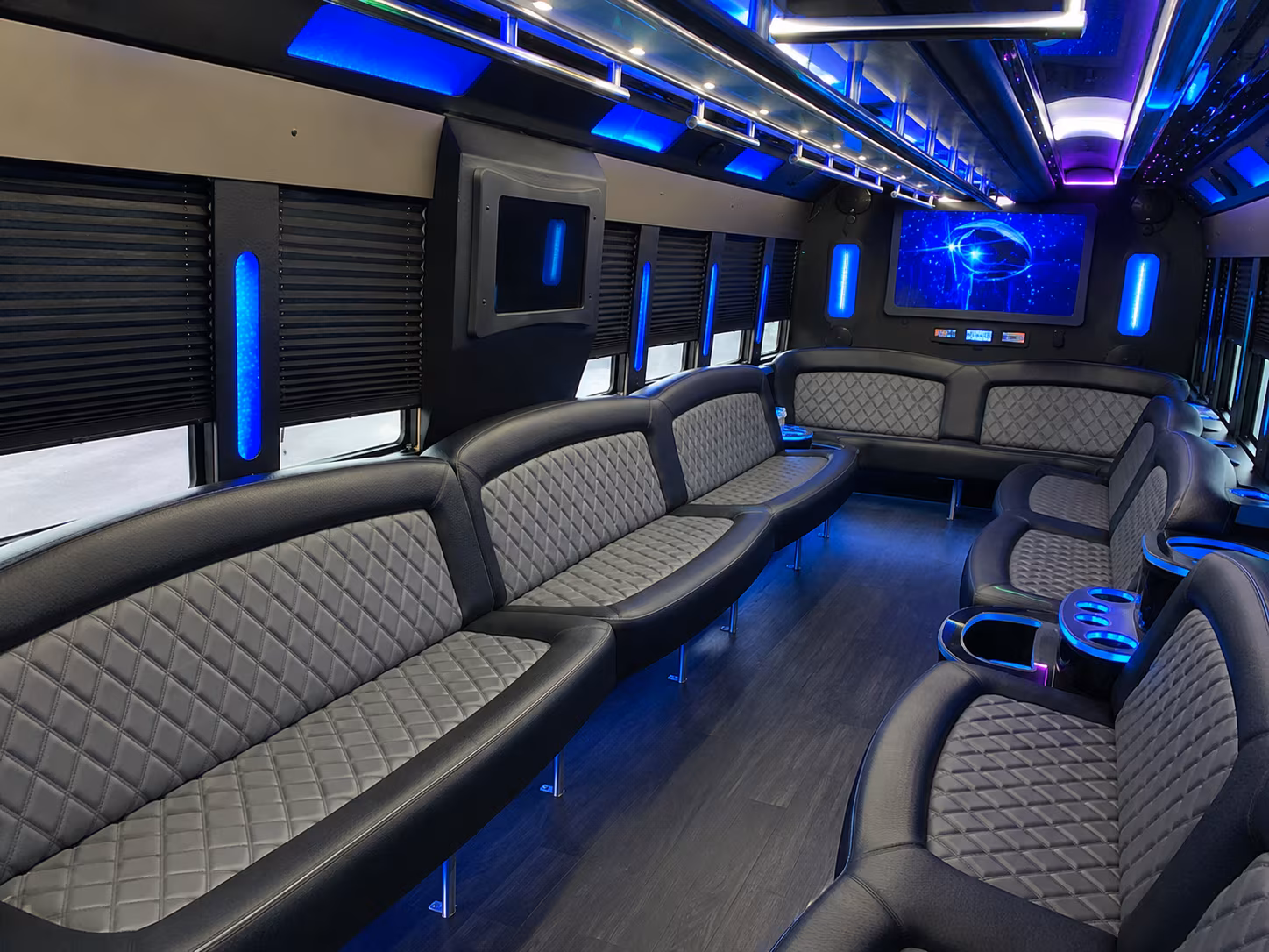 Macon Birthday, Sweet 16, & Quinceañera Transportation party bus exterior