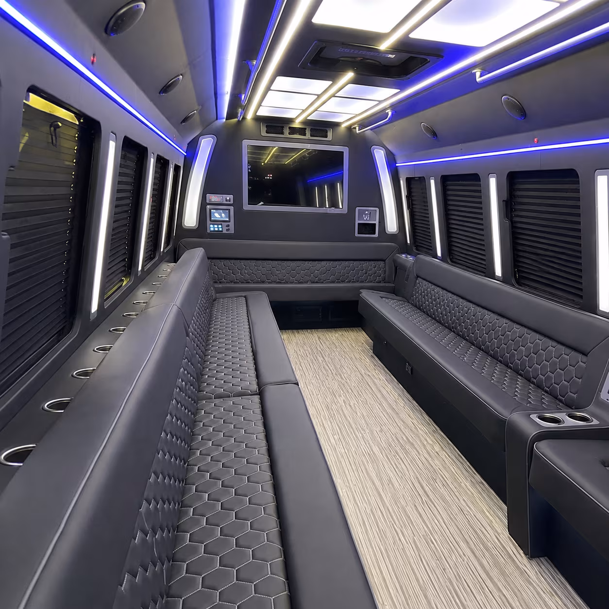 Macon Birthday, Sweet 16, & Quinceañera Transportation onboard seating