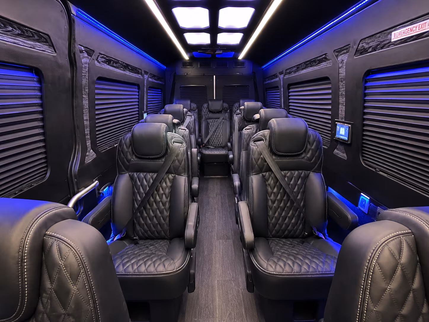 Macon Corporate Transportation party bus exterior