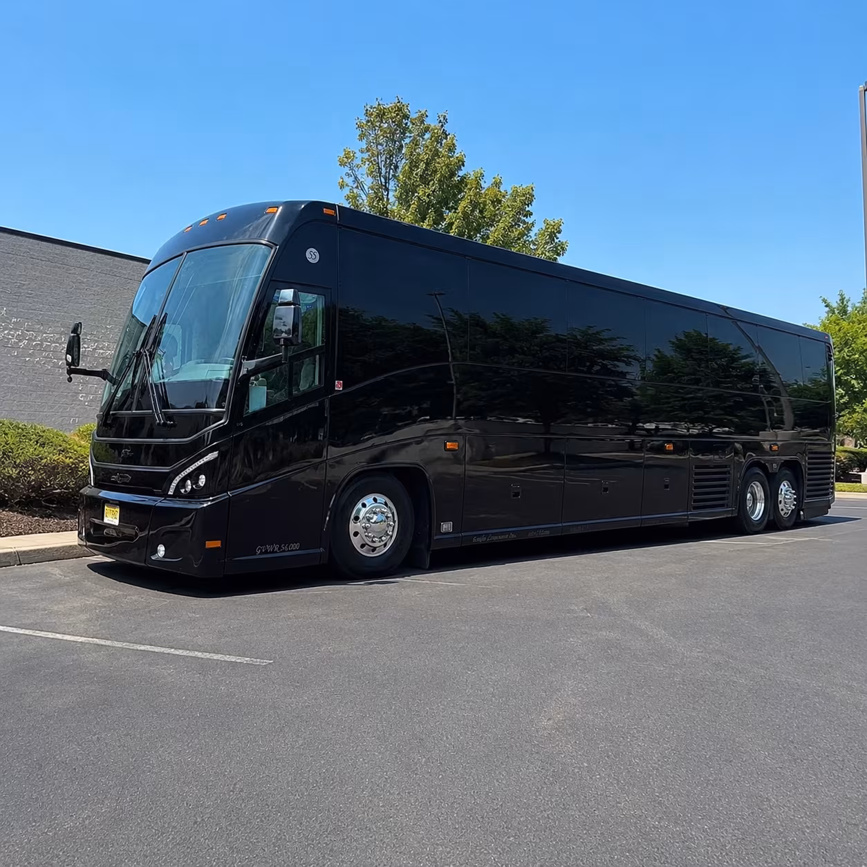 Macon Corporate Transportation party bus interior