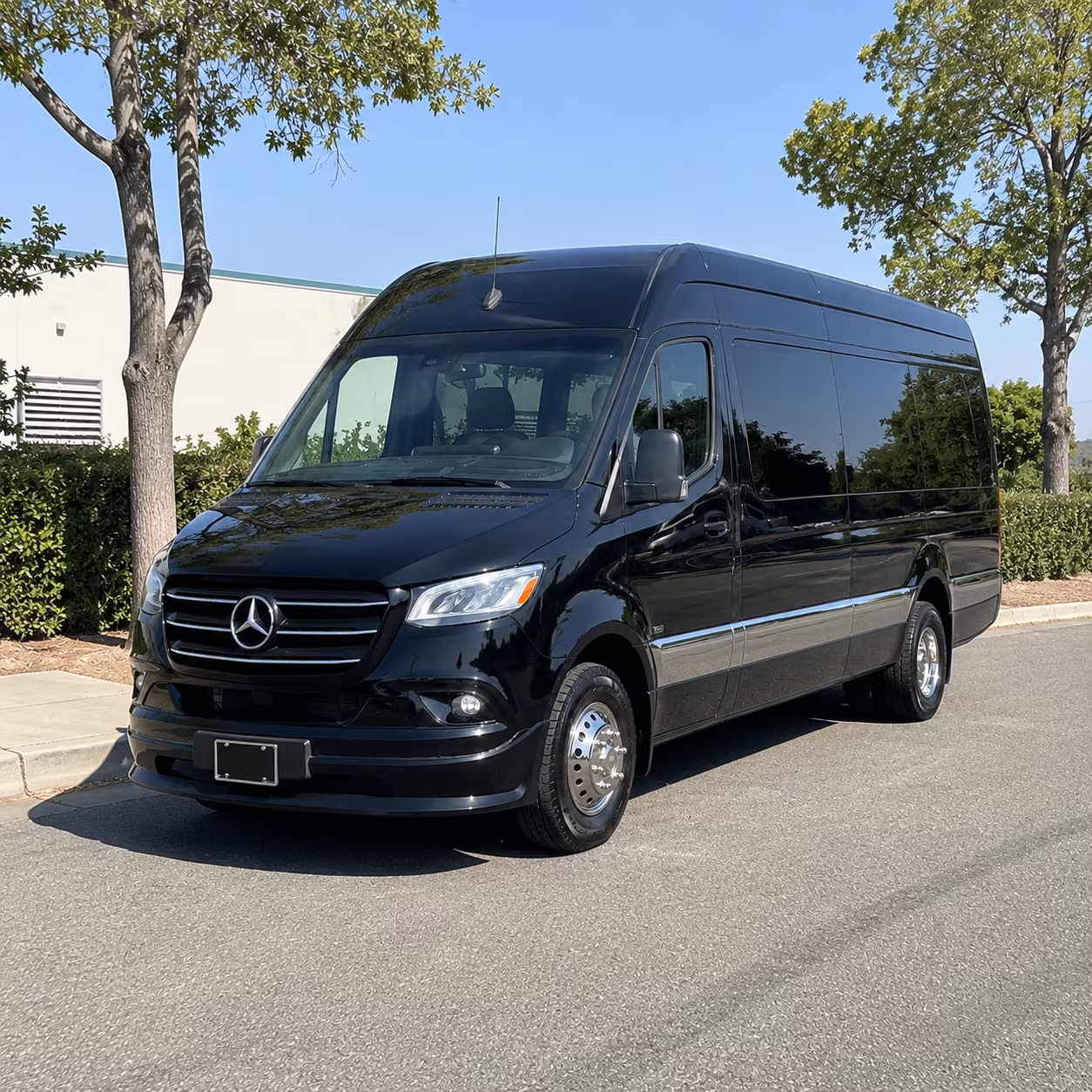 Macon Corporate Transportation party bus exterior