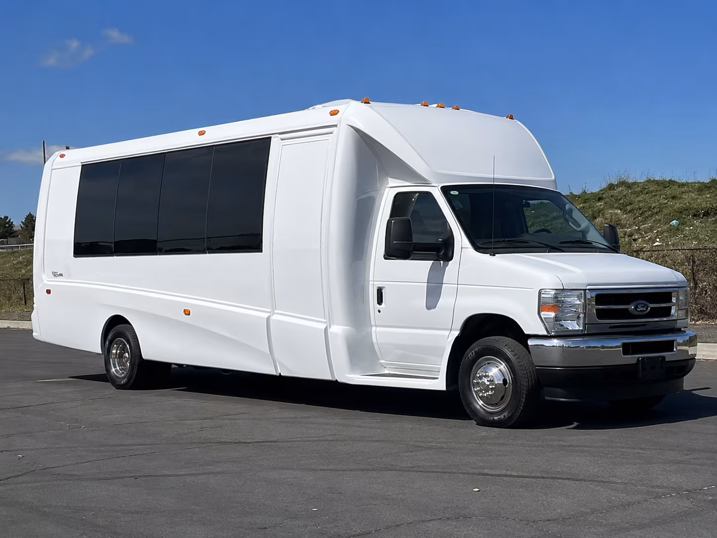 Macon Private Event Transportation party bus exterior