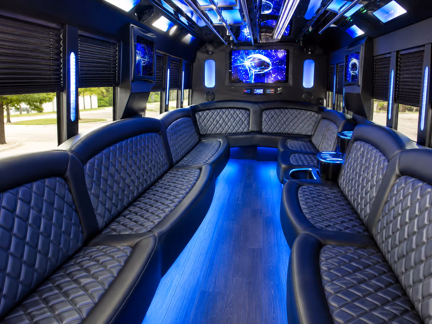Macon Prom & Homecoming Transportation party bus exterior