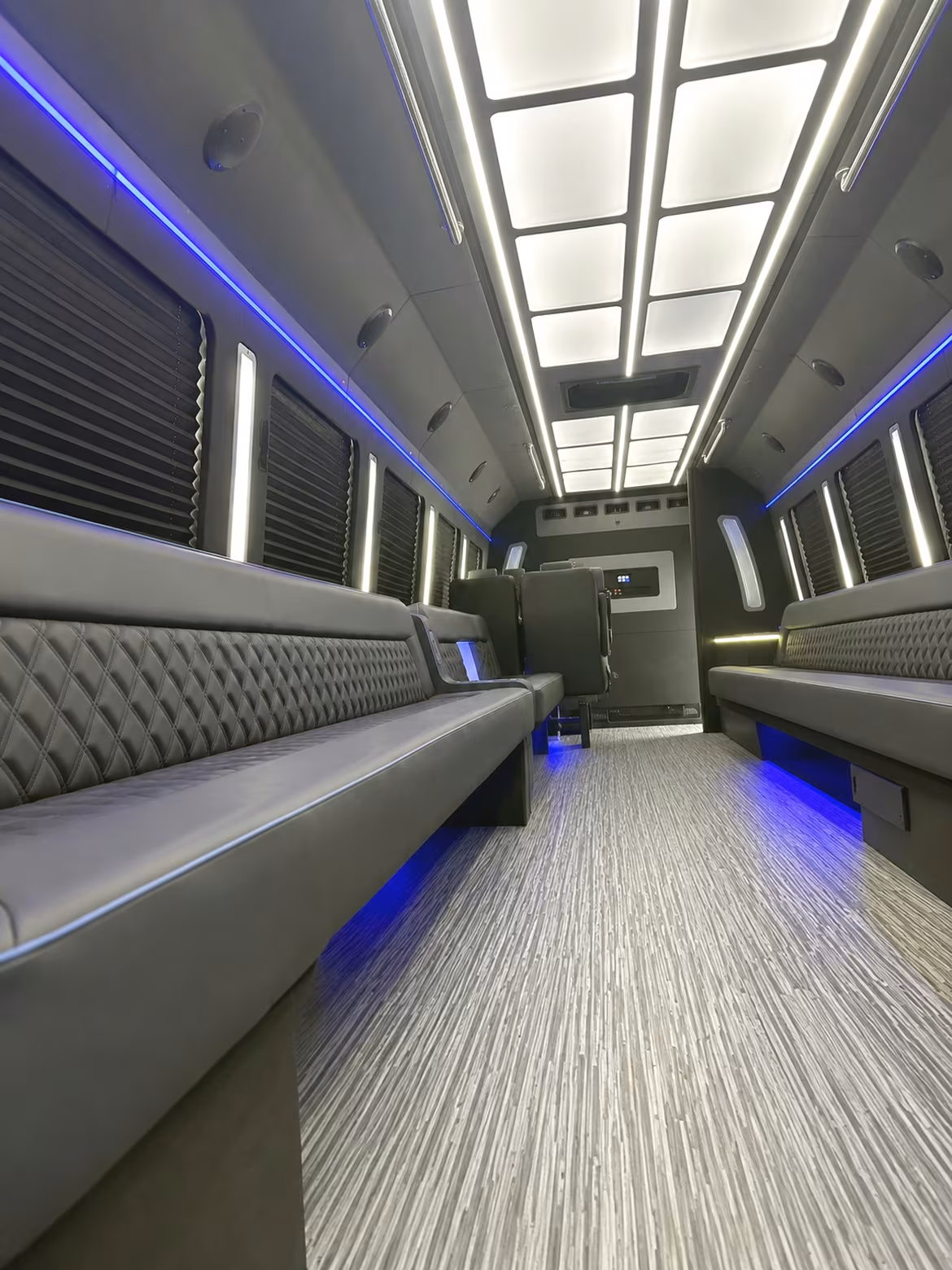 Macon Winery Tour & Pub Crawl Transportation party bus interior