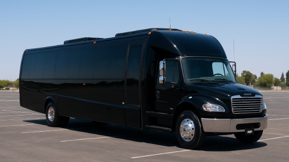 Exterior of Charter Bus Company Atlanta's 25 Passenger Party Bus in Atlanta