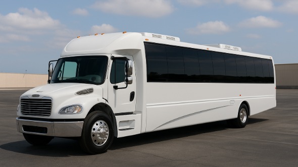 Exterior of Charter Bus Company Smyrna's 30 Passenger Party Bus in Smyrna