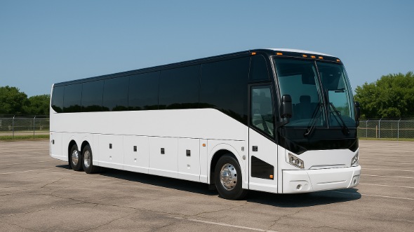 Exterior of Charter Bus Company Sandy Springs's 40 Passenger Party Bus in Sandy Springs