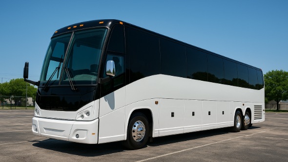 Exterior of Charter Bus Company Smyrna's 40 Passenger Party Bus in Smyrna