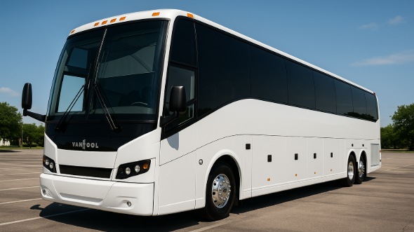Exterior of Charter Bus Company Macon's 48 Passenger Charter Bus in Macon